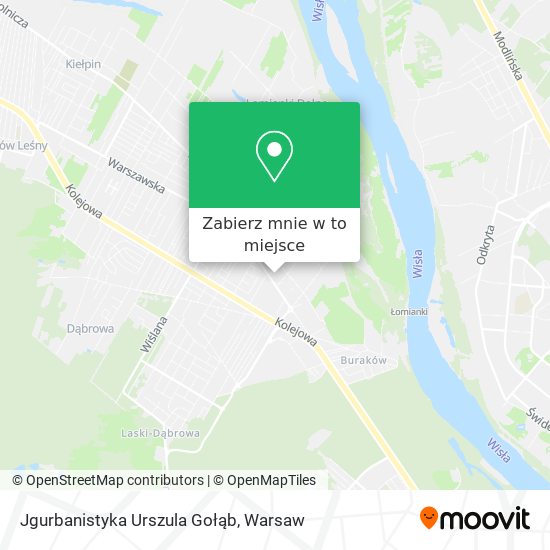 Mapa Jgurbanistyka Urszula Gołąb