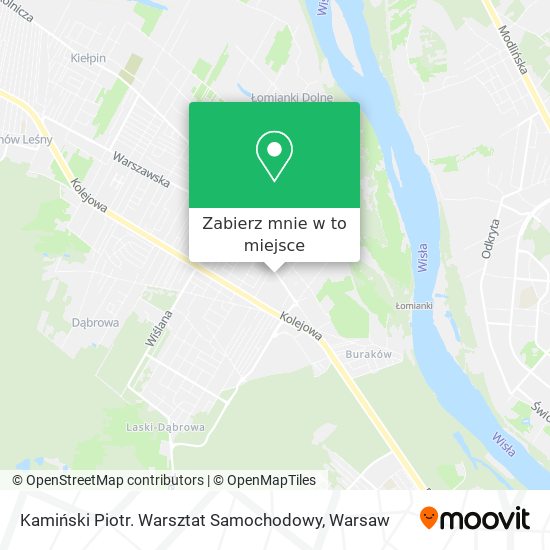 Mapa Kamiński Piotr. Warsztat Samochodowy