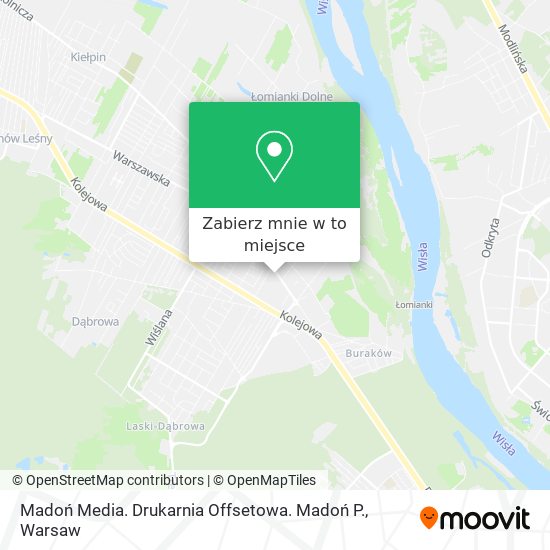 Mapa Madoń Media. Drukarnia Offsetowa. Madoń P.