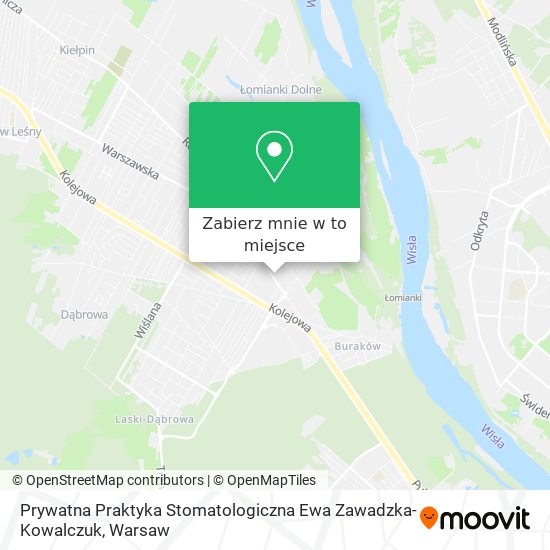 Mapa Prywatna Praktyka Stomatologiczna Ewa Zawadzka-Kowalczuk