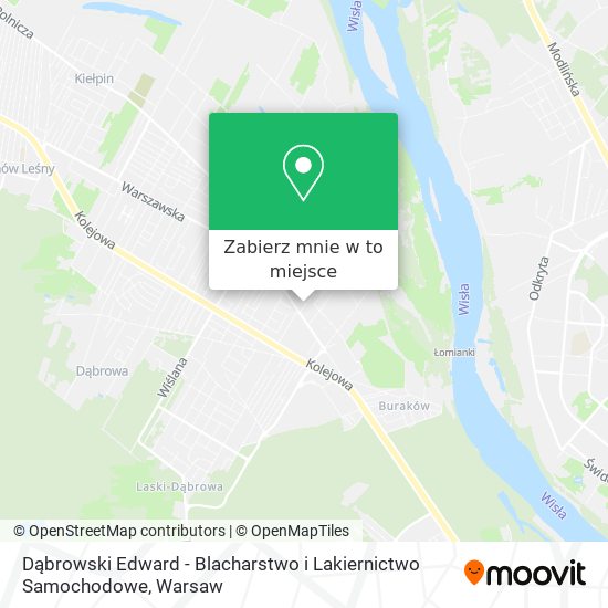 Mapa Dąbrowski Edward - Blacharstwo i Lakiernictwo Samochodowe