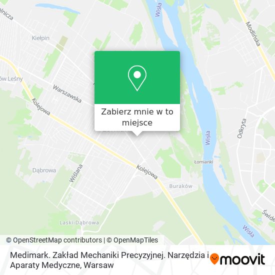 Mapa Medimark. Zakład Mechaniki Precyzyjnej. Narzędzia i Aparaty Medyczne