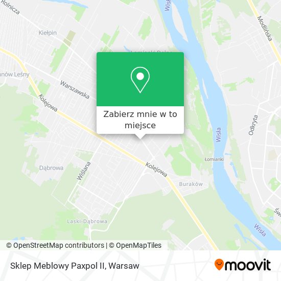 Mapa Sklep Meblowy Paxpol II