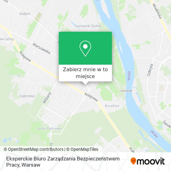 Mapa Eksperckie Biuro Zarządzania Bezpieczeństwem Pracy