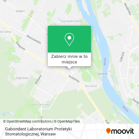 Mapa Gabondent Laboratorium Protetyki Stomatologicznej