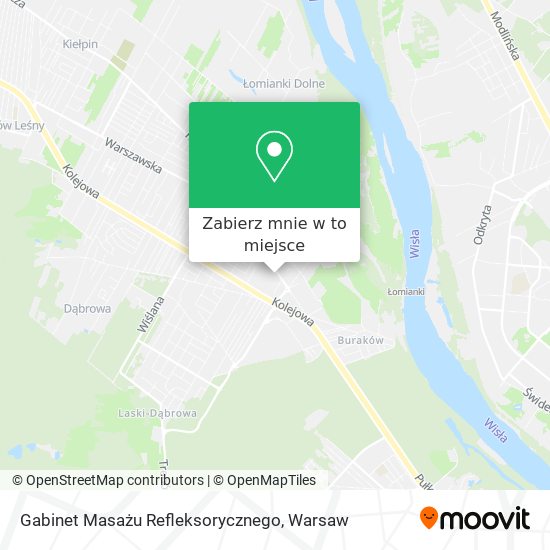 Mapa Gabinet Masażu Refleksorycznego