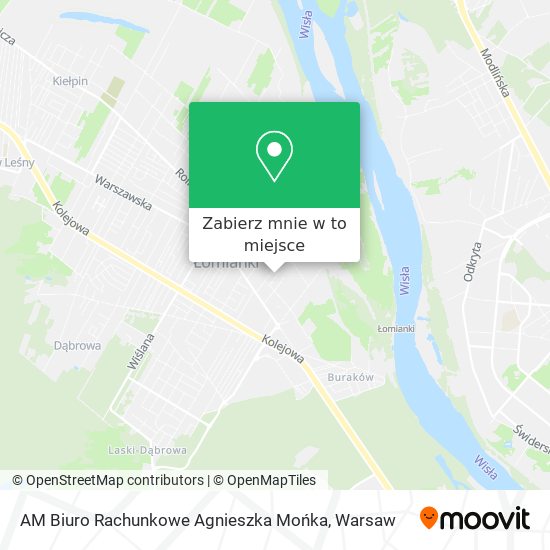 Mapa AM Biuro Rachunkowe Agnieszka Mońka