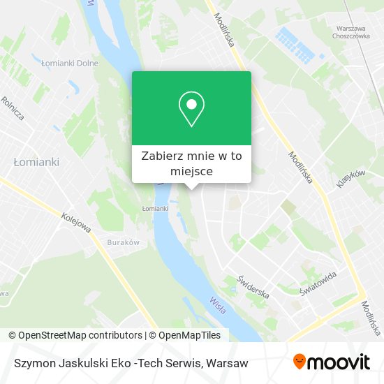 Mapa Szymon Jaskulski Eko -Tech Serwis