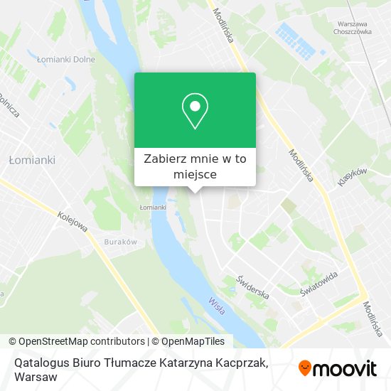 Mapa Qatalogus Biuro Tłumacze Katarzyna Kacprzak