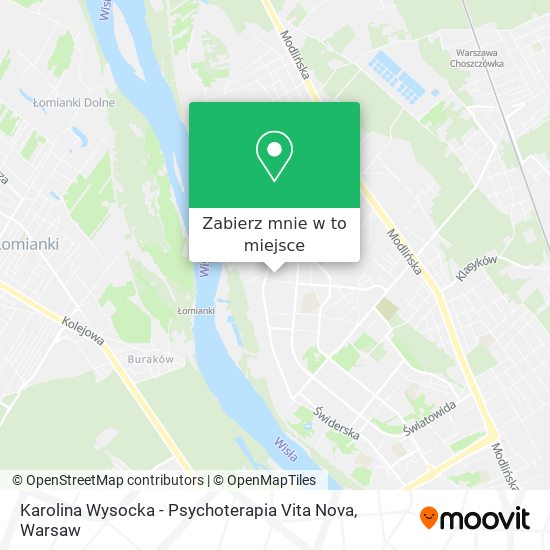 Mapa Karolina Wysocka - Psychoterapia Vita Nova