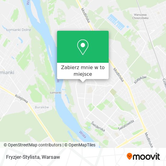 Mapa Fryzjer-Stylista