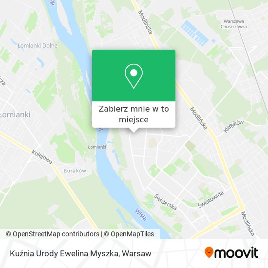 Mapa Kuźnia Urody Ewelina Myszka