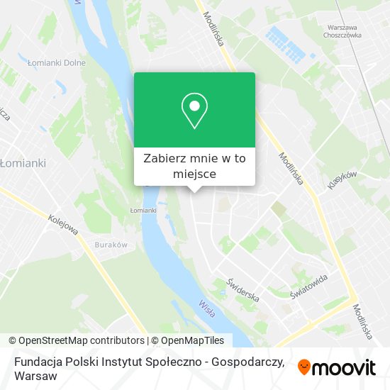 Mapa Fundacja Polski Instytut Społeczno - Gospodarczy