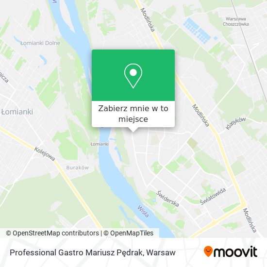 Mapa Professional Gastro Mariusz Pędrak