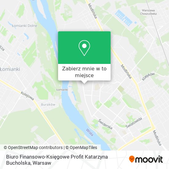 Mapa Biuro Finansowo-Księgowe Profit Katarzyna Bucholska