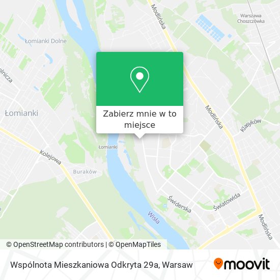 Mapa Wspólnota Mieszkaniowa Odkryta 29a