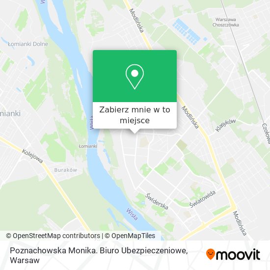 Mapa Poznachowska Monika. Biuro Ubezpieczeniowe