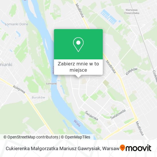 Mapa Cukierenka Małgorzatka Mariusz Gawrysiak