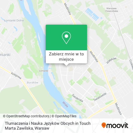 Mapa Tłumaczenia i Nauka Języków Obcych in Touch Marta Zawilska