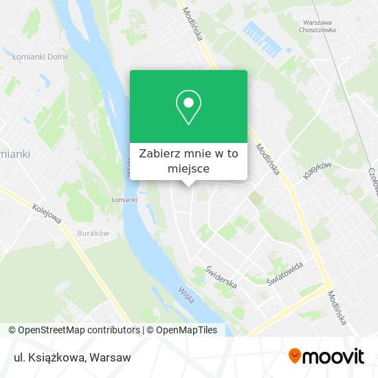 Mapa ul. Książkowa