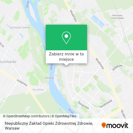 Mapa Niepubliczny Zakład Opieki Zdrowotnej Zdrowie