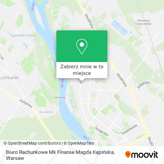 Mapa Biuro Rachunkowe Mk Finanse Magda Kępińska