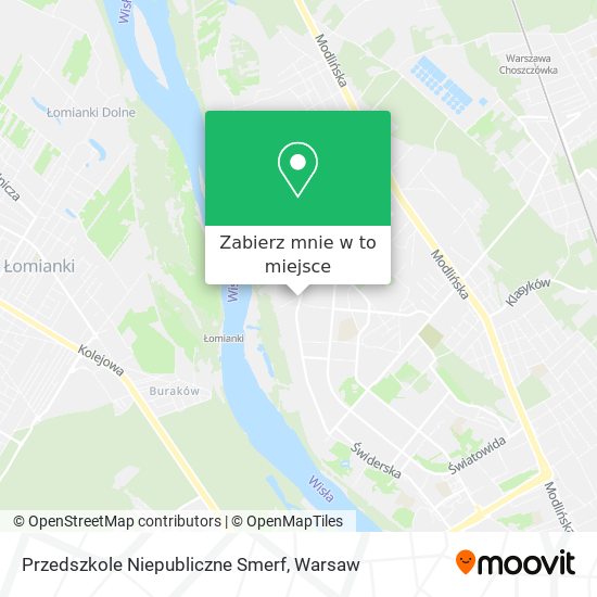 Mapa Przedszkole Niepubliczne Smerf