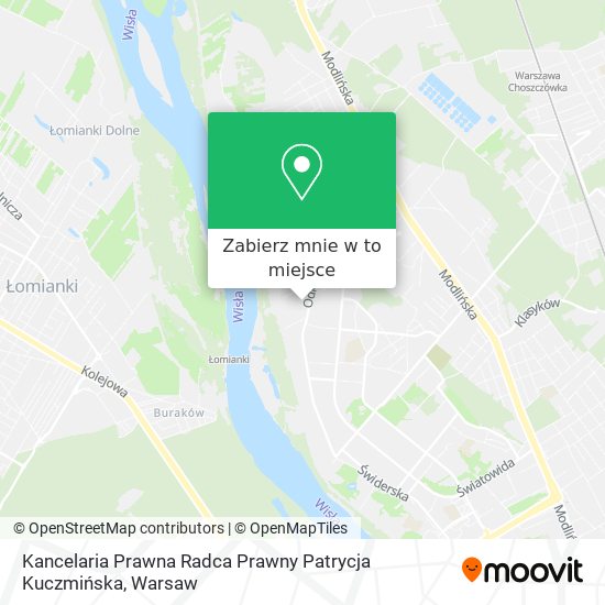 Mapa Kancelaria Prawna Radca Prawny Patrycja Kuczmińska