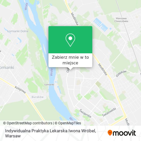 Mapa Indywidualna Praktyka Lekarska Iwona Wróbel