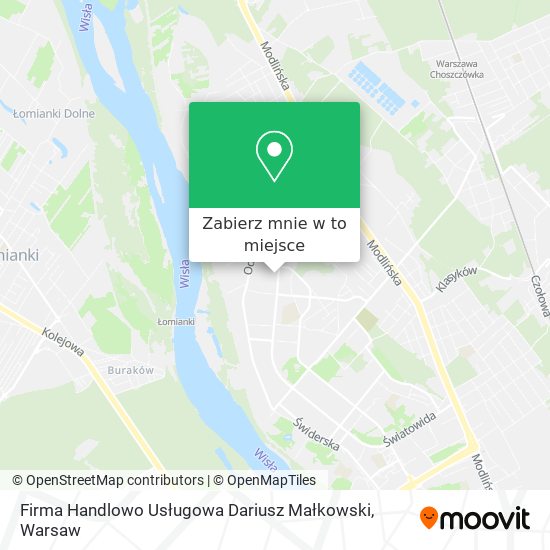 Mapa Firma Handlowo Usługowa Dariusz Małkowski