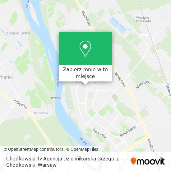 Mapa Chodkowski.Tv Agencja Dziennikarska Grzegorz Chodkowski