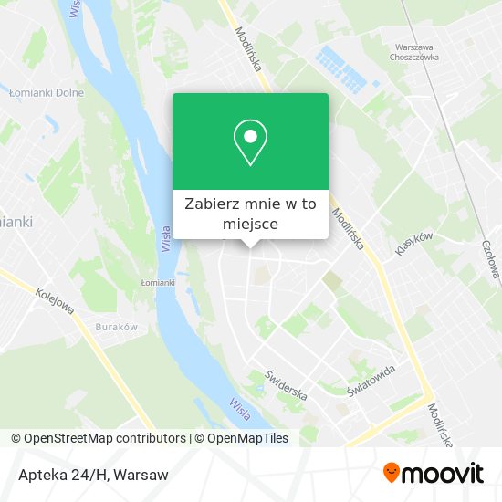 Mapa Apteka 24/H