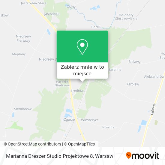 Mapa Marianna Dreszer Studio Projektowe 8