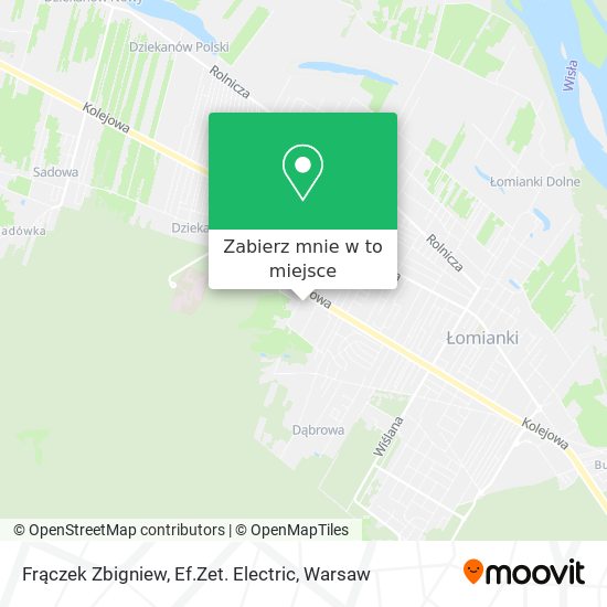 Mapa Frączek Zbigniew, Ef.Zet. Electric