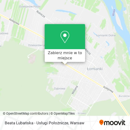 Mapa Beata Lubańska - Usługi Położnicze