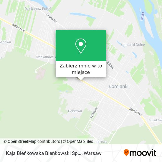 Mapa Kaja Bieńkowska Bieńkowski Sp.J