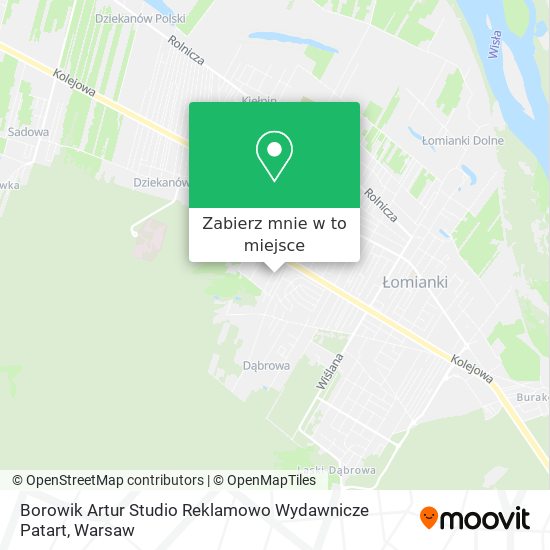 Mapa Borowik Artur Studio Reklamowo Wydawnicze Patart