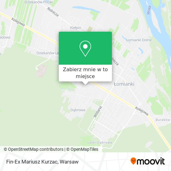 Mapa Fin-Ex Mariusz Kurzac