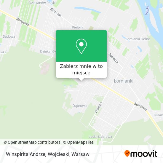 Mapa Winspirits Andrzej Wojcieski