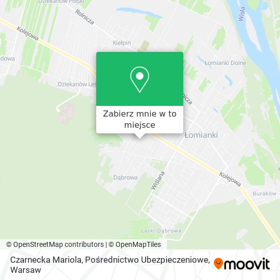 Mapa Czarnecka Mariola, Pośrednictwo Ubezpieczeniowe