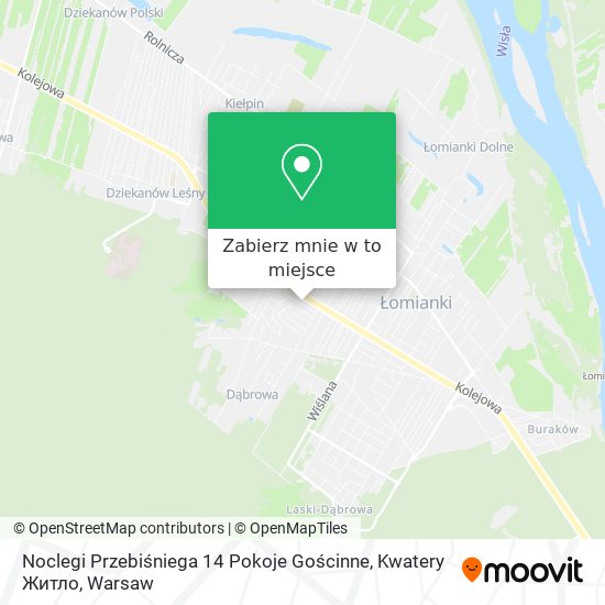 Mapa Noclegi Przebiśniega 14 Pokoje Gościnne, Kwatery Житло