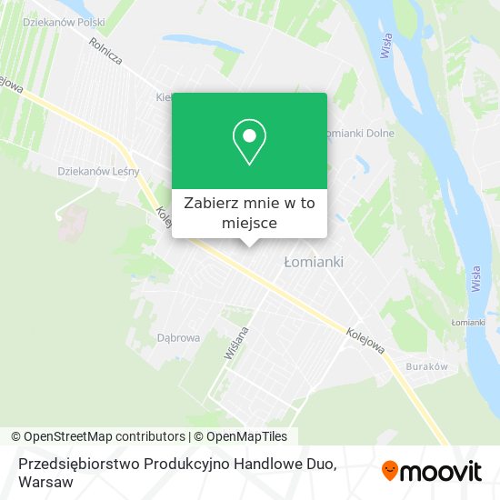 Mapa Przedsiębiorstwo Produkcyjno Handlowe Duo