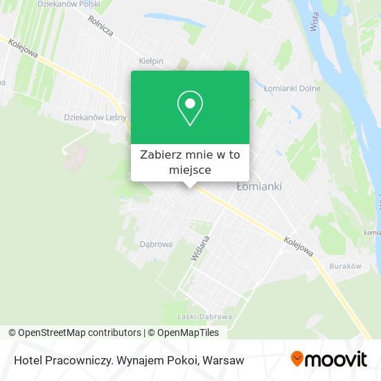 Mapa Hotel Pracowniczy. Wynajem Pokoi