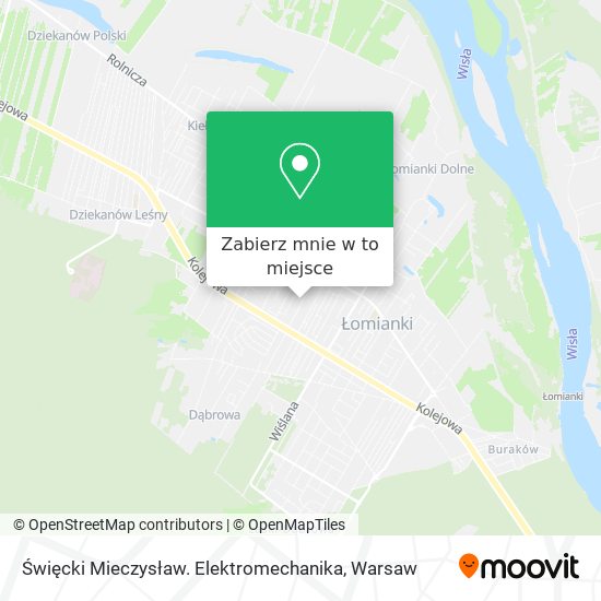 Mapa Święcki Mieczysław. Elektromechanika