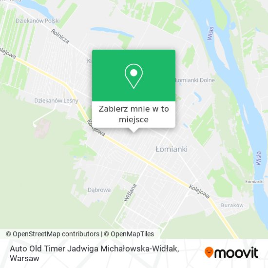 Mapa Auto Old Timer Jadwiga Michałowska-Widłak