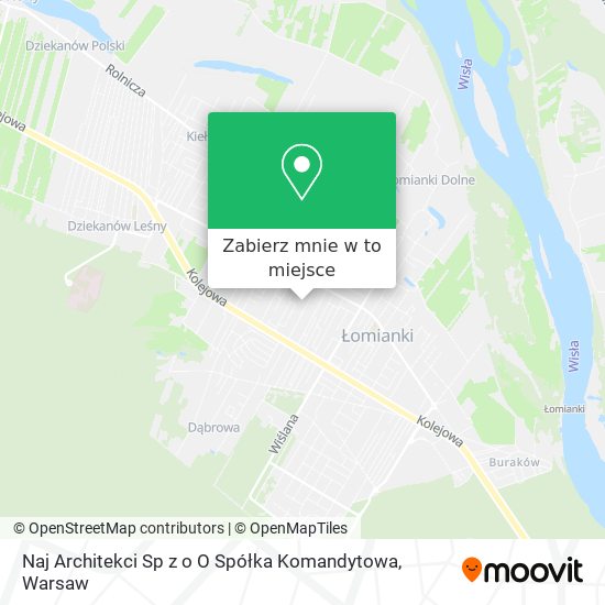 Mapa Naj Architekci Sp z o O Spółka Komandytowa