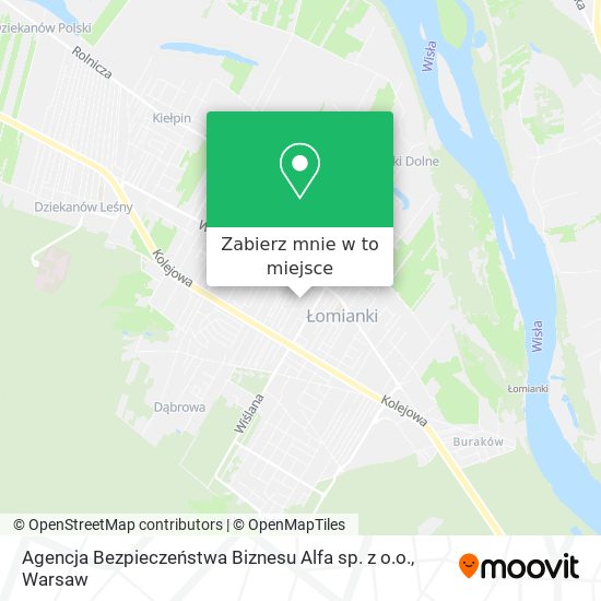 Mapa Agencja Bezpieczeństwa Biznesu Alfa sp. z o.o.