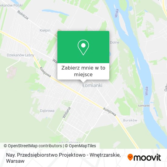 Mapa Nay. Przedsiębiorstwo Projektowo - Wnętrzarskie