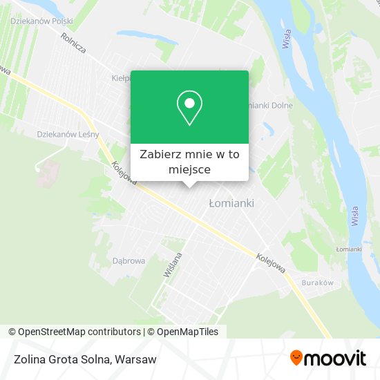 Mapa Zolina Grota Solna