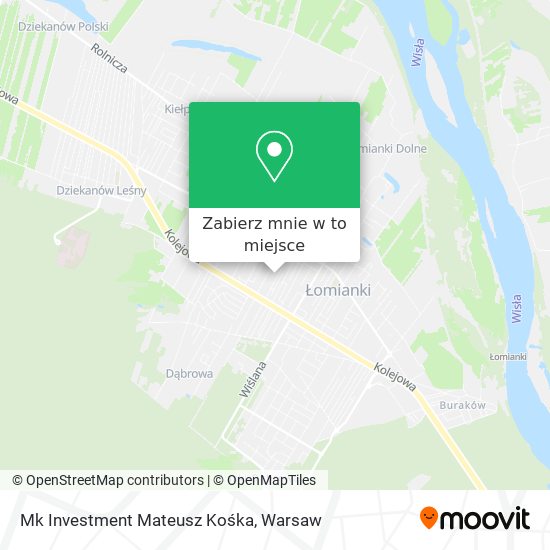 Mapa Mk Investment Mateusz Kośka